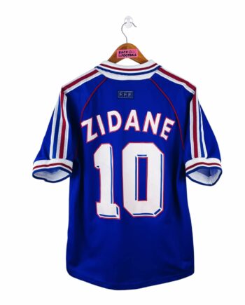 maillot vintage domicile équipe de France 1998 floqué Zidane #10