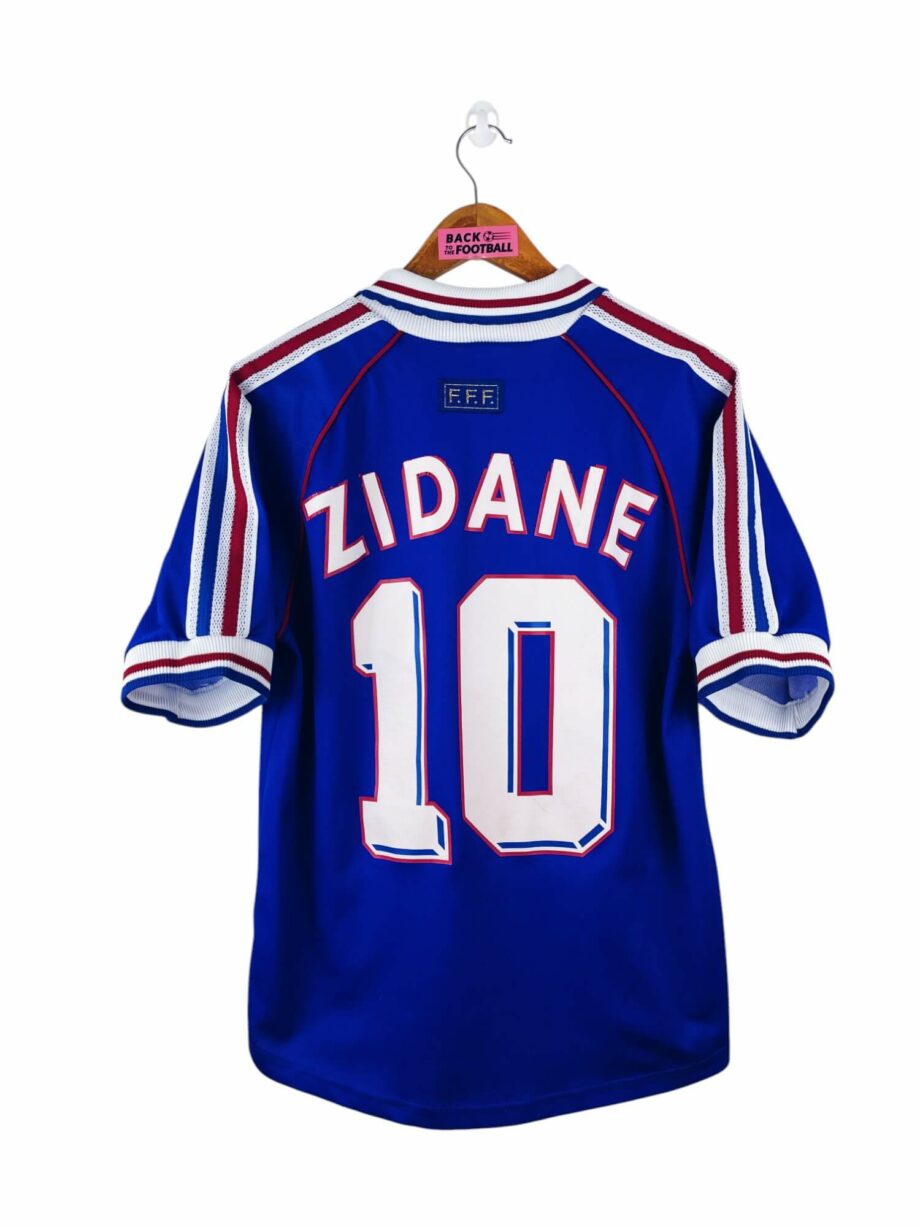 maillot vintage domicile équipe de France 1998 floqué Zidane #10