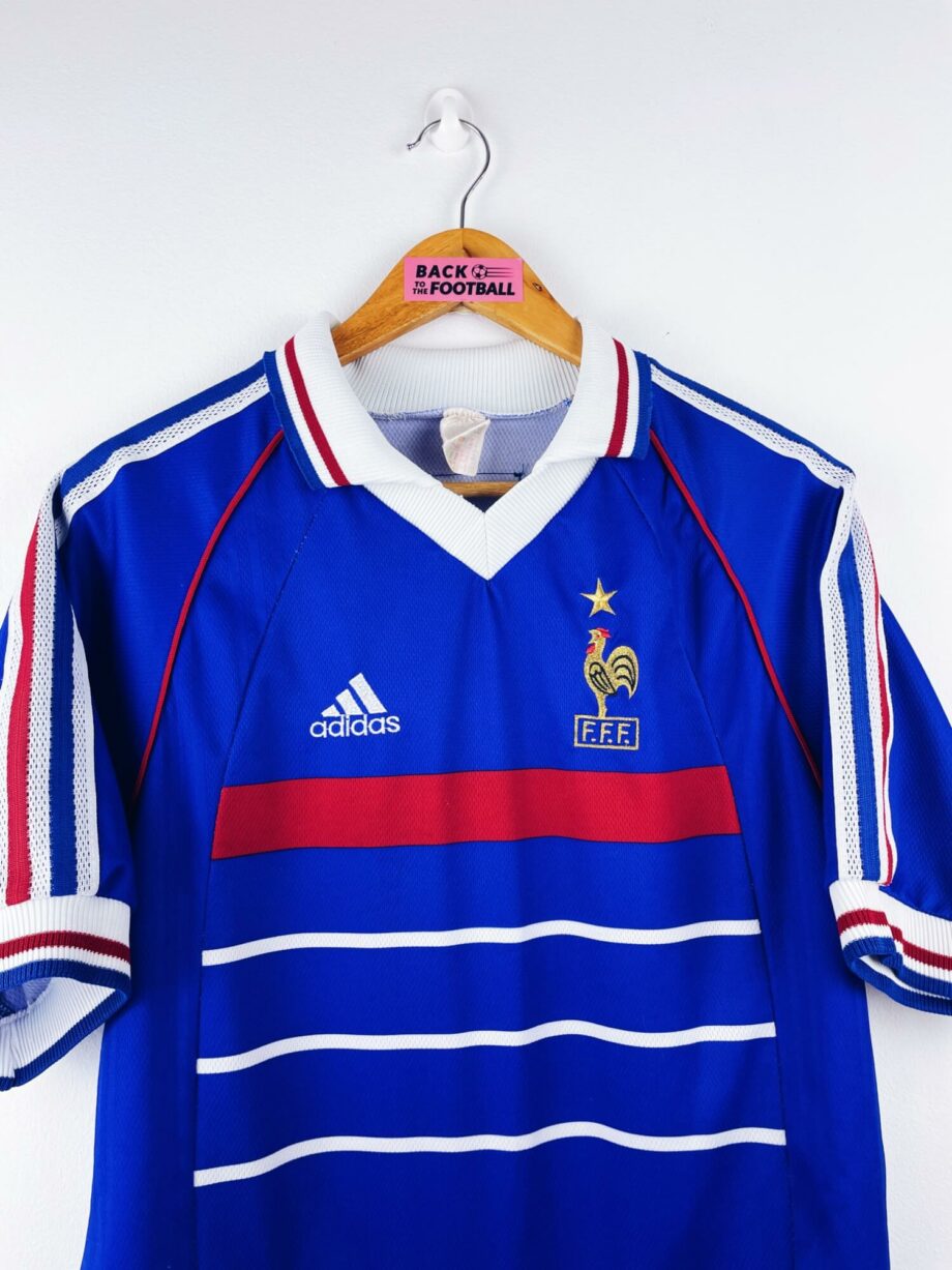 maillot vintage domicile équipe de France 1998 floqué Zidane #10