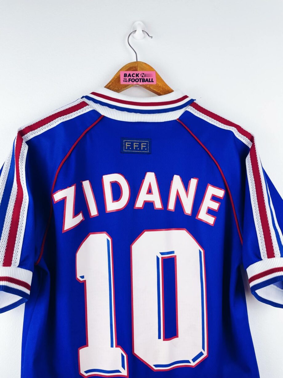 maillot vintage domicile équipe de France 1998 floqué Zidane #10
