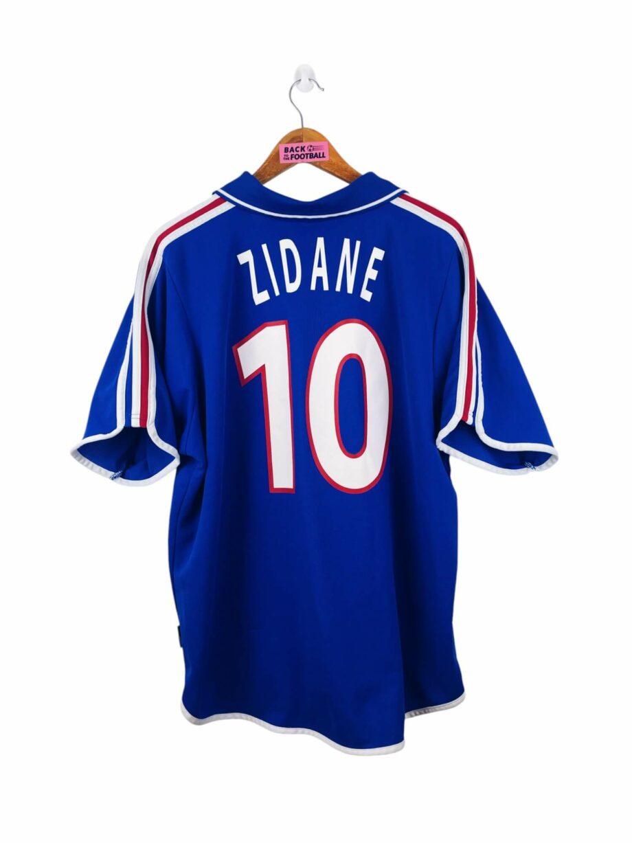 maillot vintage domicile équipe de France 2000 floqué Zidane #10