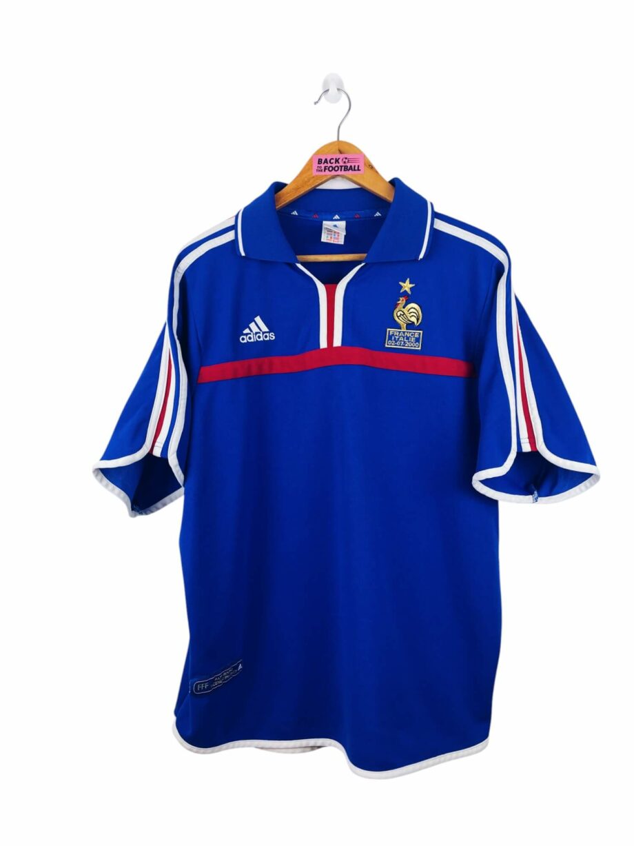 maillot vintage domicile équipe de France 2000 floqué Zidane #10