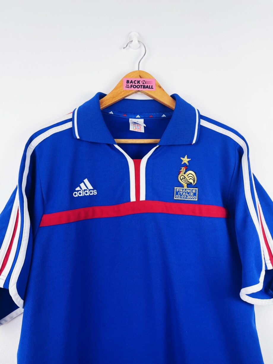 maillot vintage domicile équipe de France 2000 floqué Zidane #10