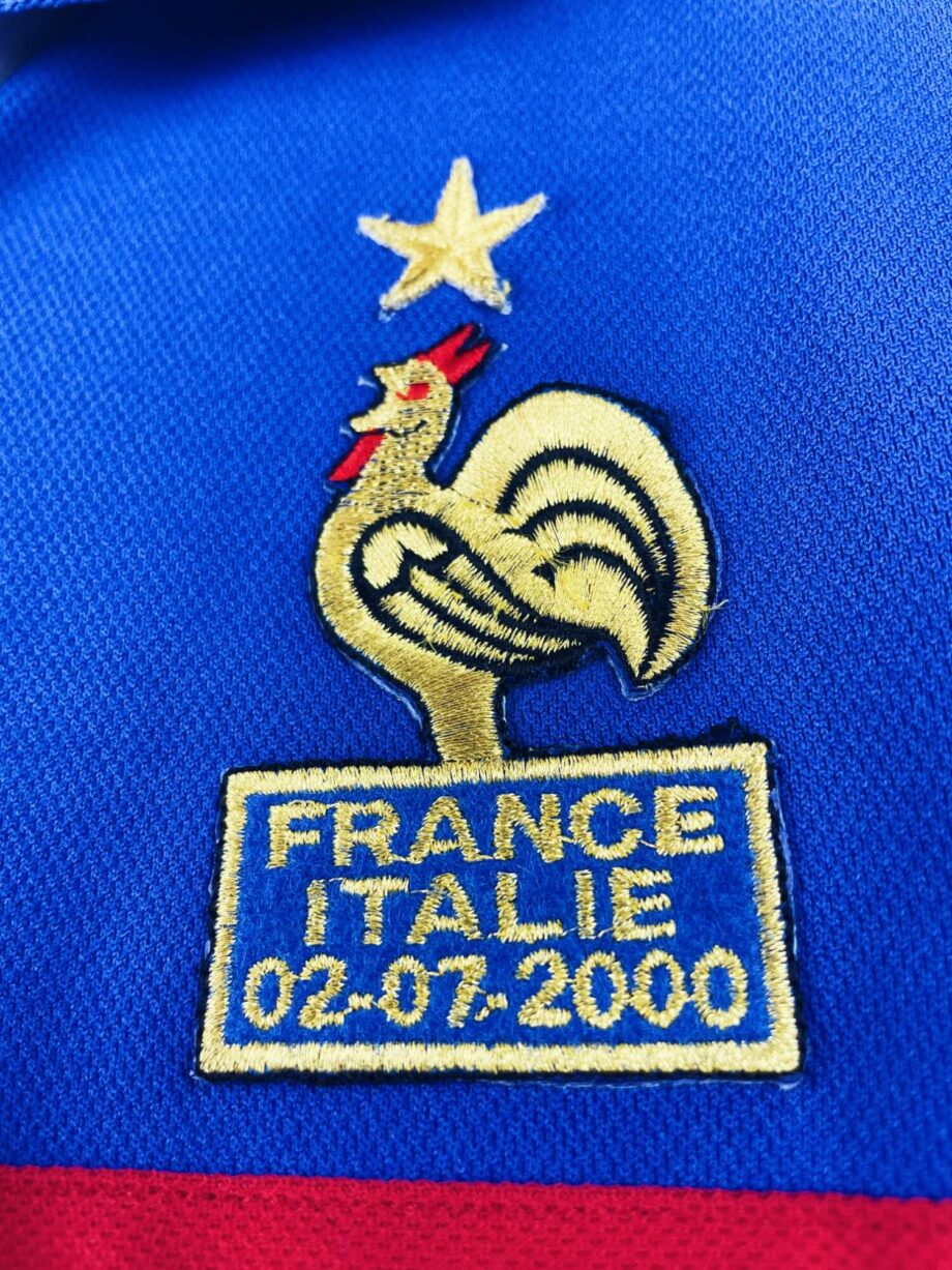 maillot vintage domicile équipe de France 2000 floqué Zidane #10