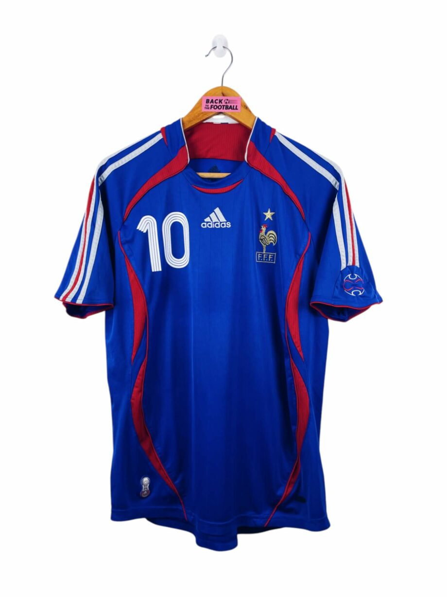 maillot vintage domicile équipe de France 2006 floqué Zidane #10