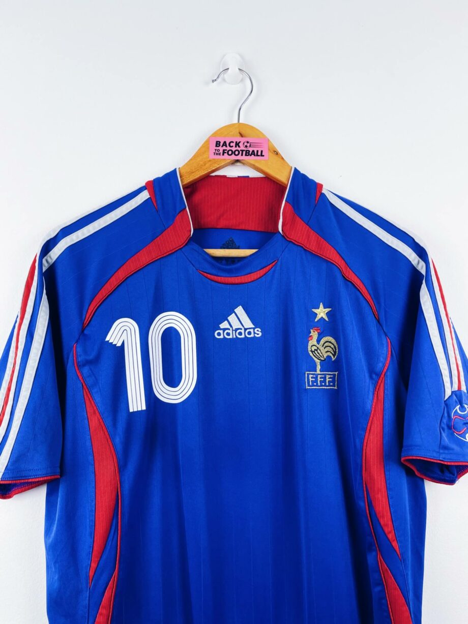 maillot vintage domicile équipe de France 2006 floqué Zidane #10