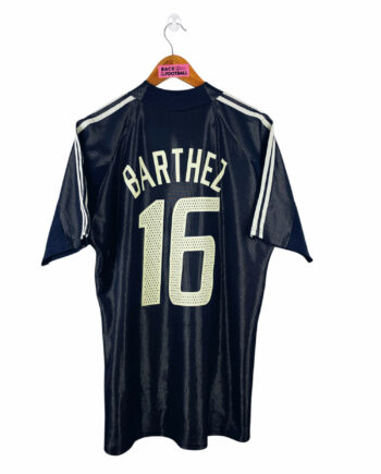 maillot vintage gardien équipe de France 2002 floqué Barthez #16