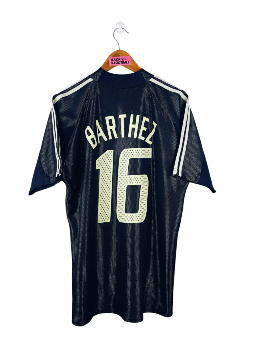 maillot vintage gardien équipe de France 2002 floqué Barthez #16