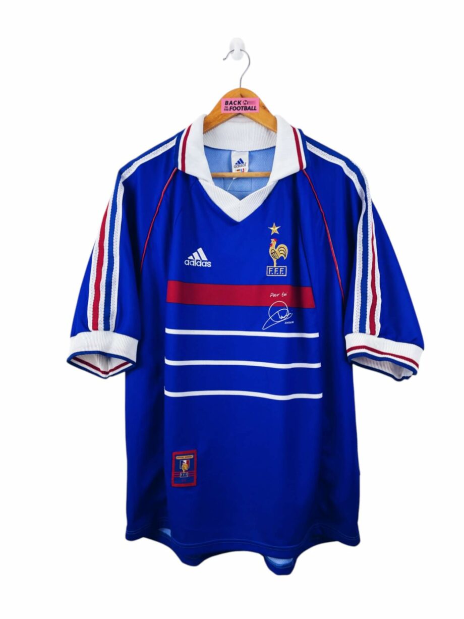 maillot vintage domicile équipe de France 1998 pour toi Zidane BNWT