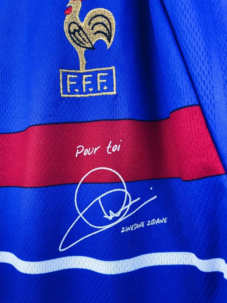 maillot vintage domicile équipe de France 1998 pour toi Zidane BNWT