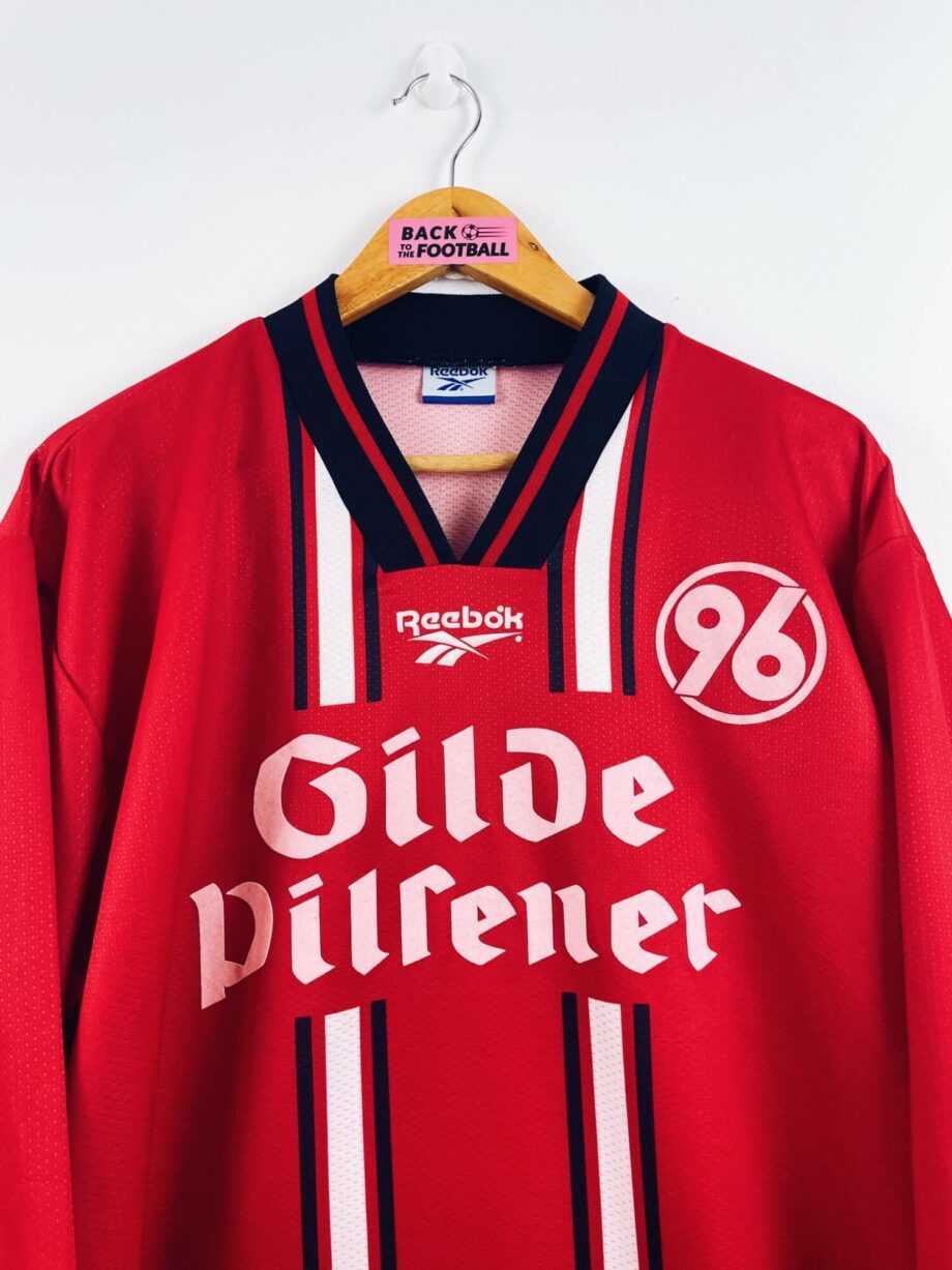 maillot vintage domicile Hanovre 96 1997/1998 manches longues