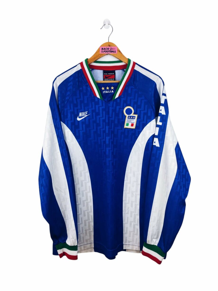 maillot vintage entrainement Italie 1996 manches longues
