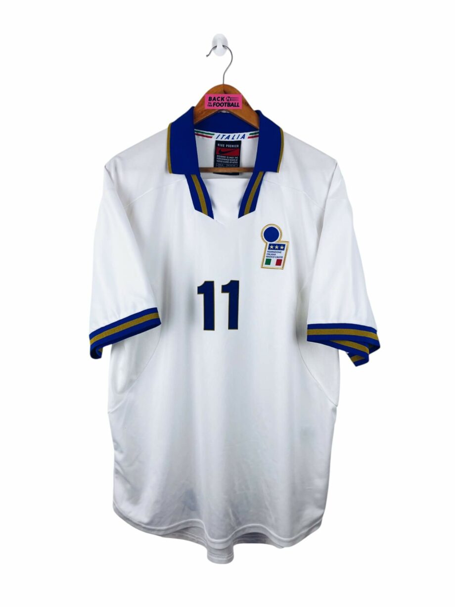 maillot vintage extérieur Italie 1996 préparé (match issue) pour le numéro 11