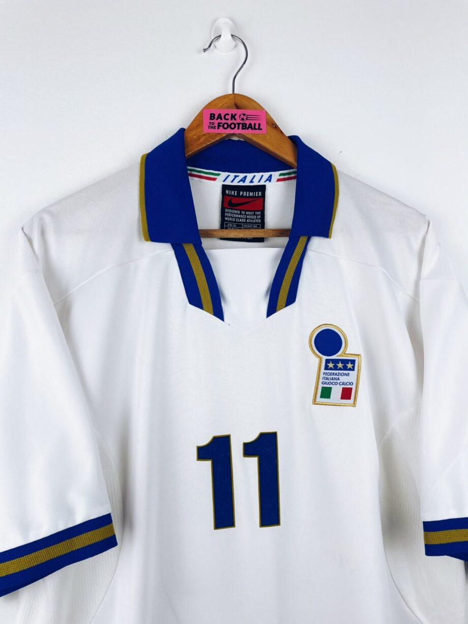 maillot vintage extérieur Italie 1996 préparé (match issue) pour le numéro 11