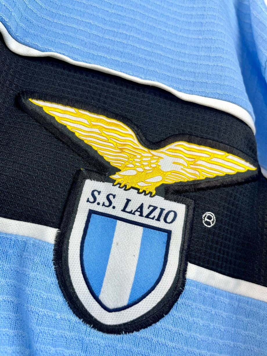 maillot vintage domicile Lazio Rome 1998/2000 manches longues