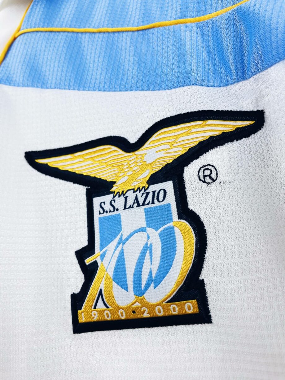 maillot vintage centenaire Lazio Rome 1999/2000