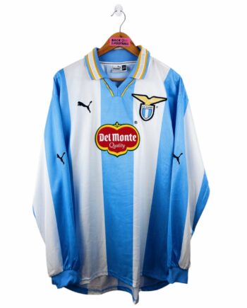 maillot vintage Europe Lazio Rome 1999/2000 manches longues
