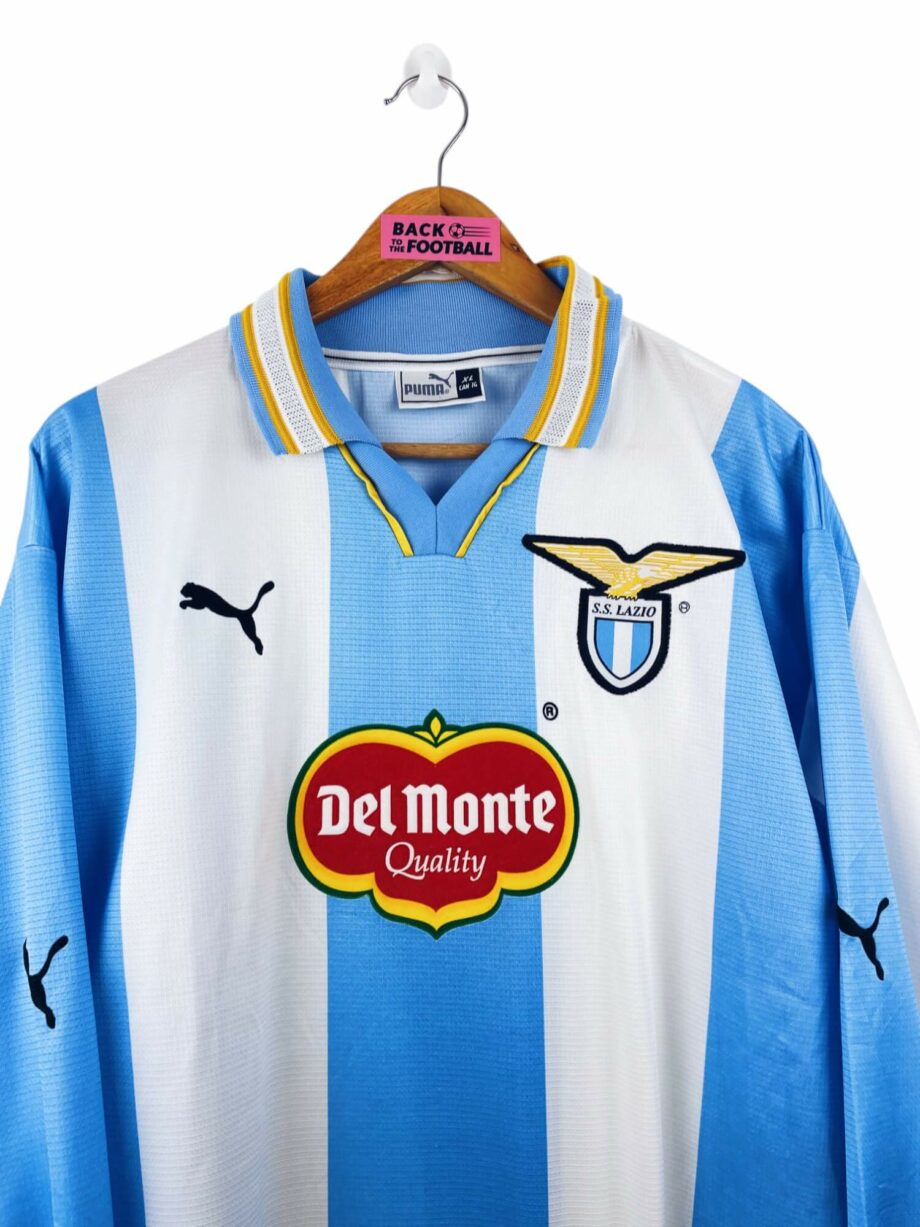 maillot vintage Europe Lazio Rome 1999/2000 manches longues