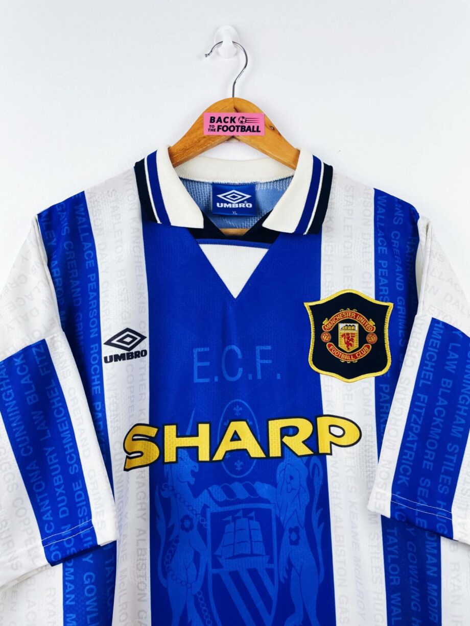 maillot vintage third Manchester United 1994/1996 floqué Cantona #7