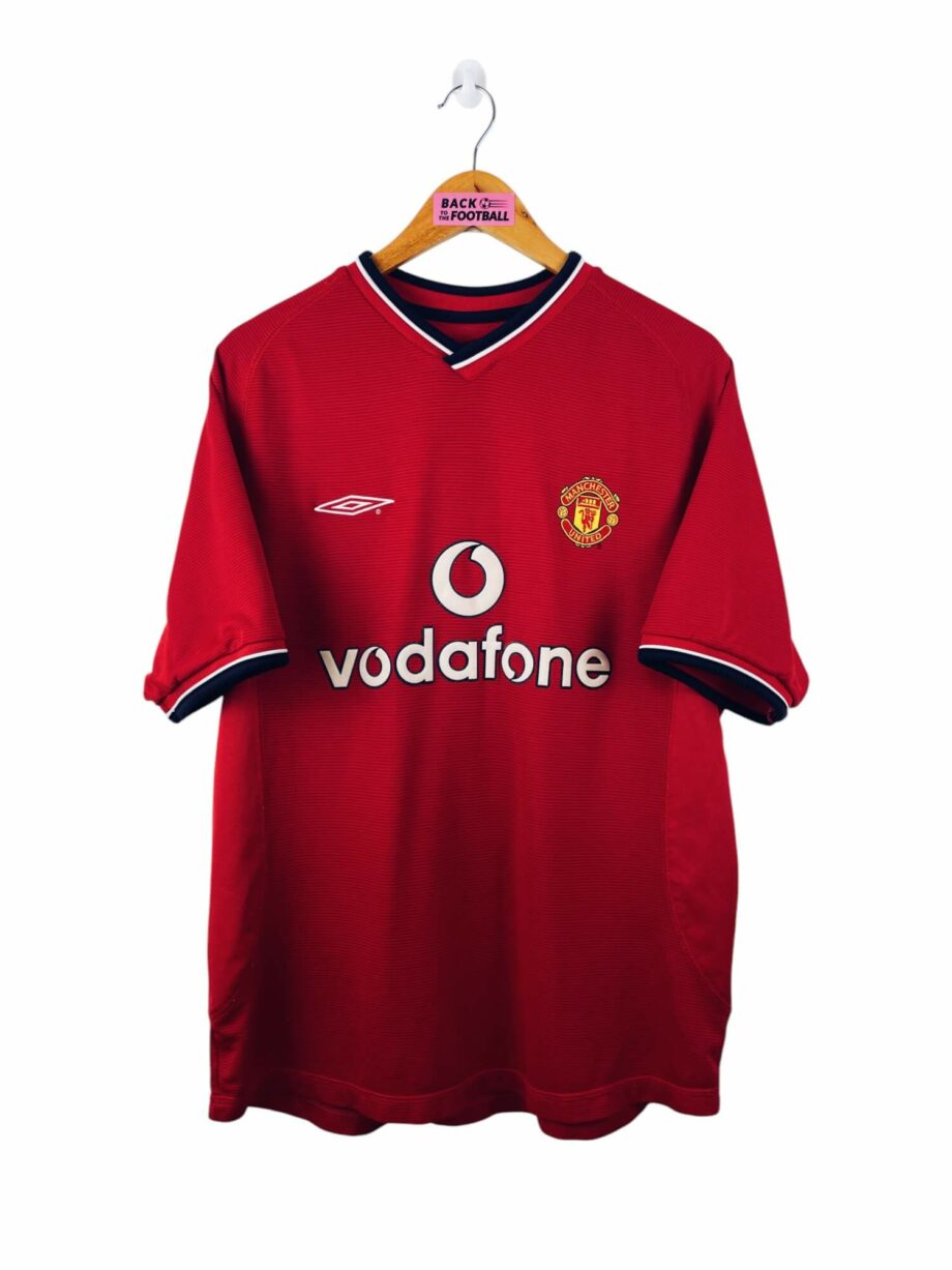 maillot vintage domicile Manchester United 2000/2002 floqué Beckham #7