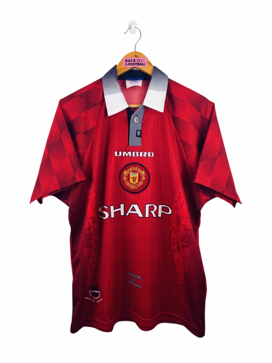 maillot vintage domicile Manchester United 1996/1998 floqué Cantona #7