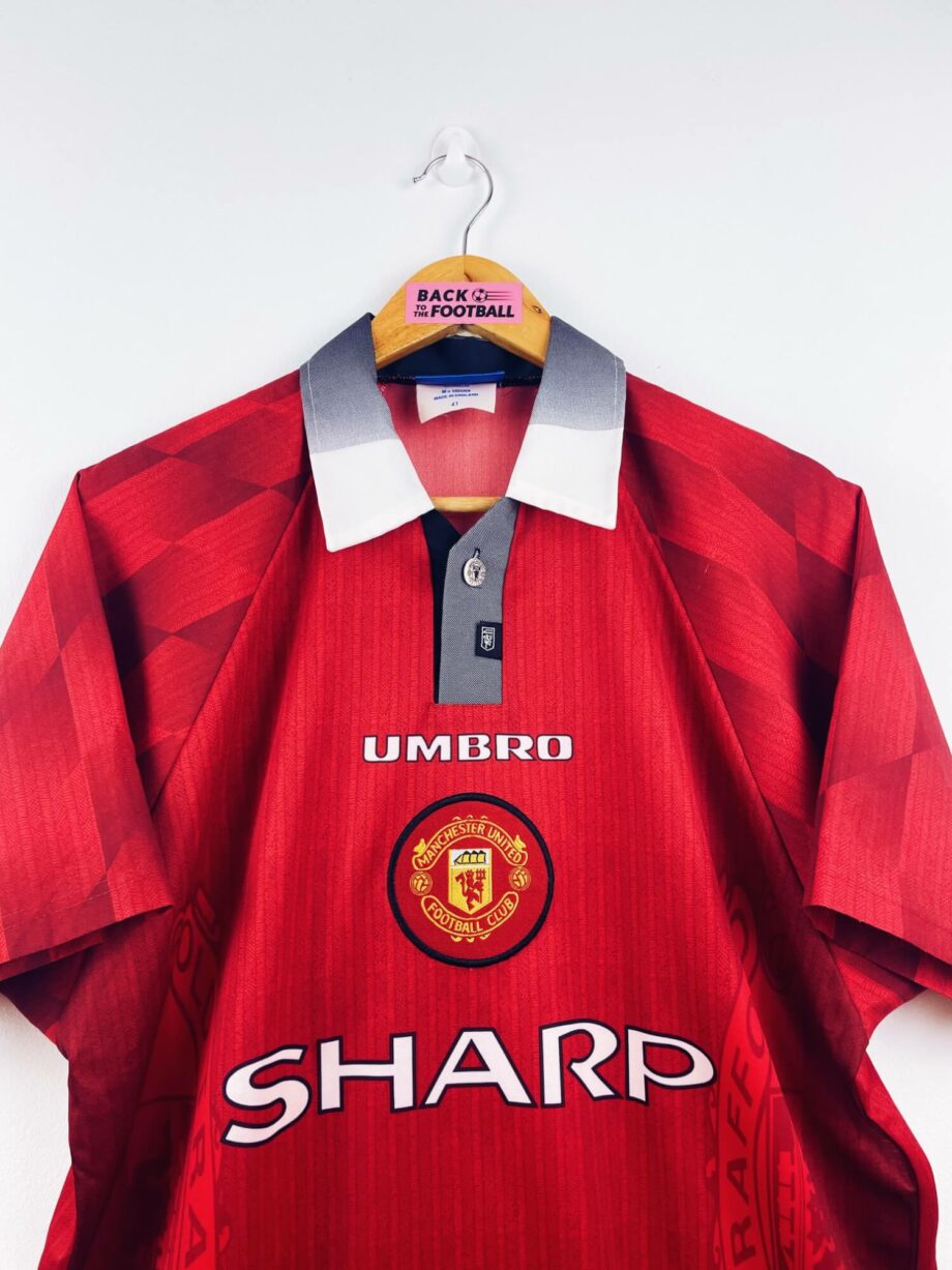 maillot vintage domicile Manchester United 1996/1998 floqué Cantona #7