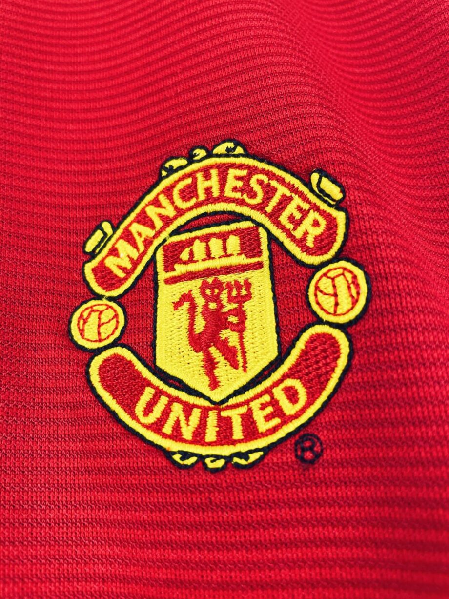 maillot vintage domicile Manchester United 2000/2002 manches longues floqué Beckham #7
