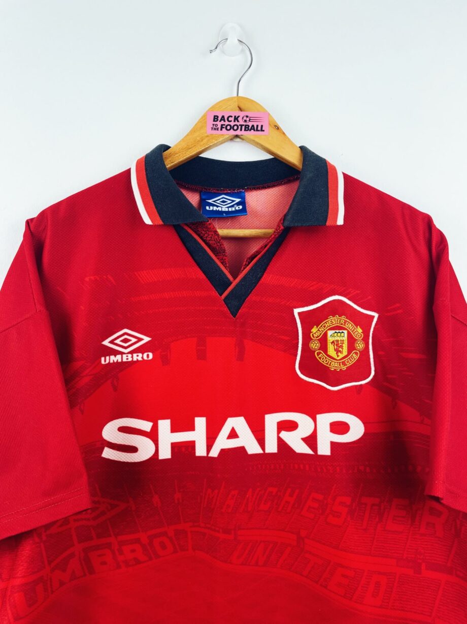 maillot vintage domicile Manchester United 1994/1996 floqué Cantona #7