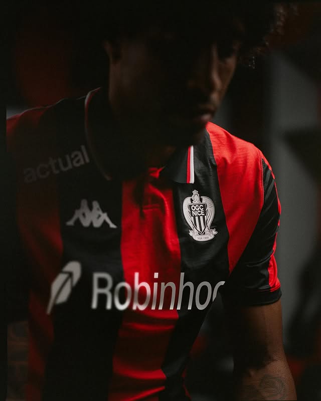 maillot domicile OGC Nice 2025/2026