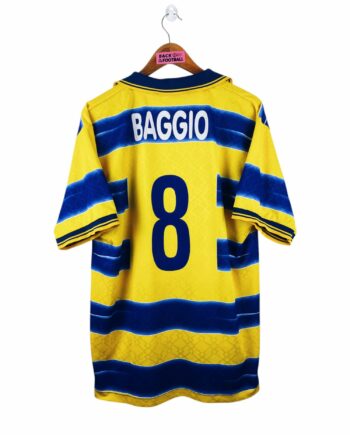 maillot vintage domicile Parme 1998/1999 floqué Baggio #8