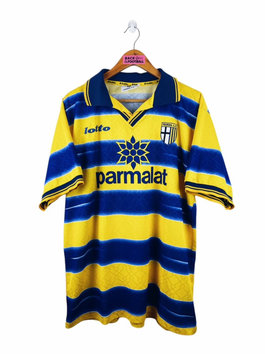 maillot vintage domicile Parme 1998/1999 floqué Baggio #8
