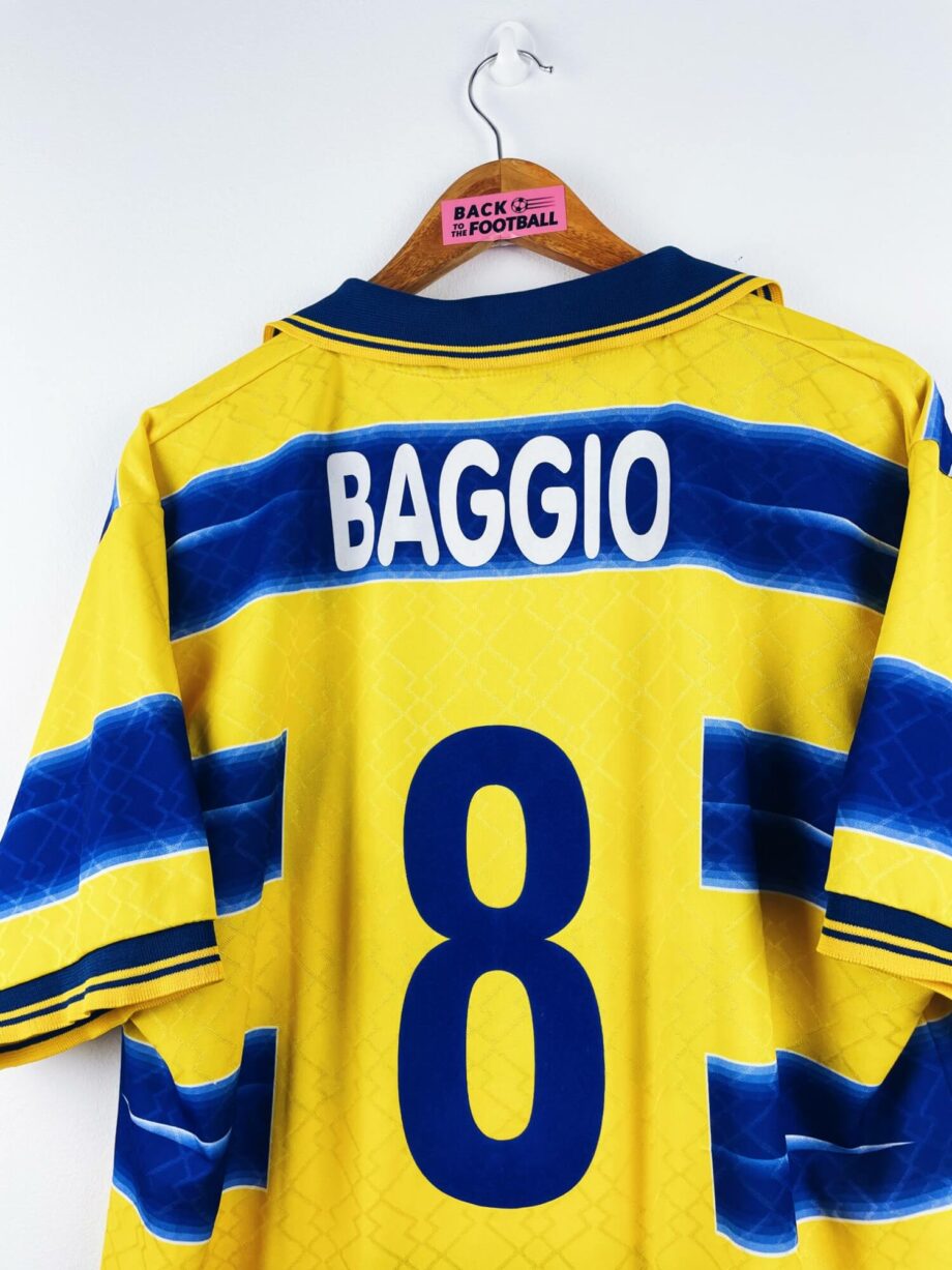 maillot vintage domicile Parme 1998/1999 floqué Baggio #8