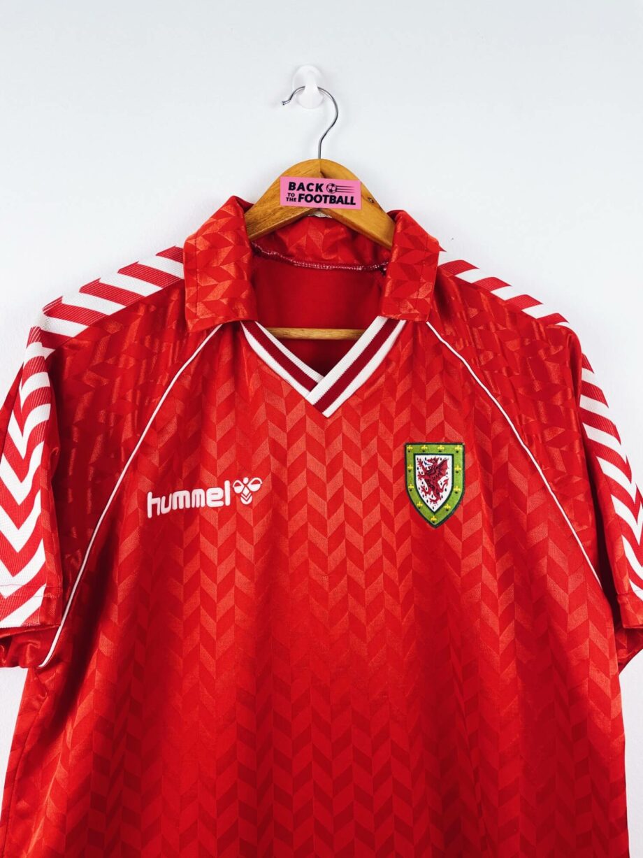 maillot vintage domicile Pays de Galles 1987