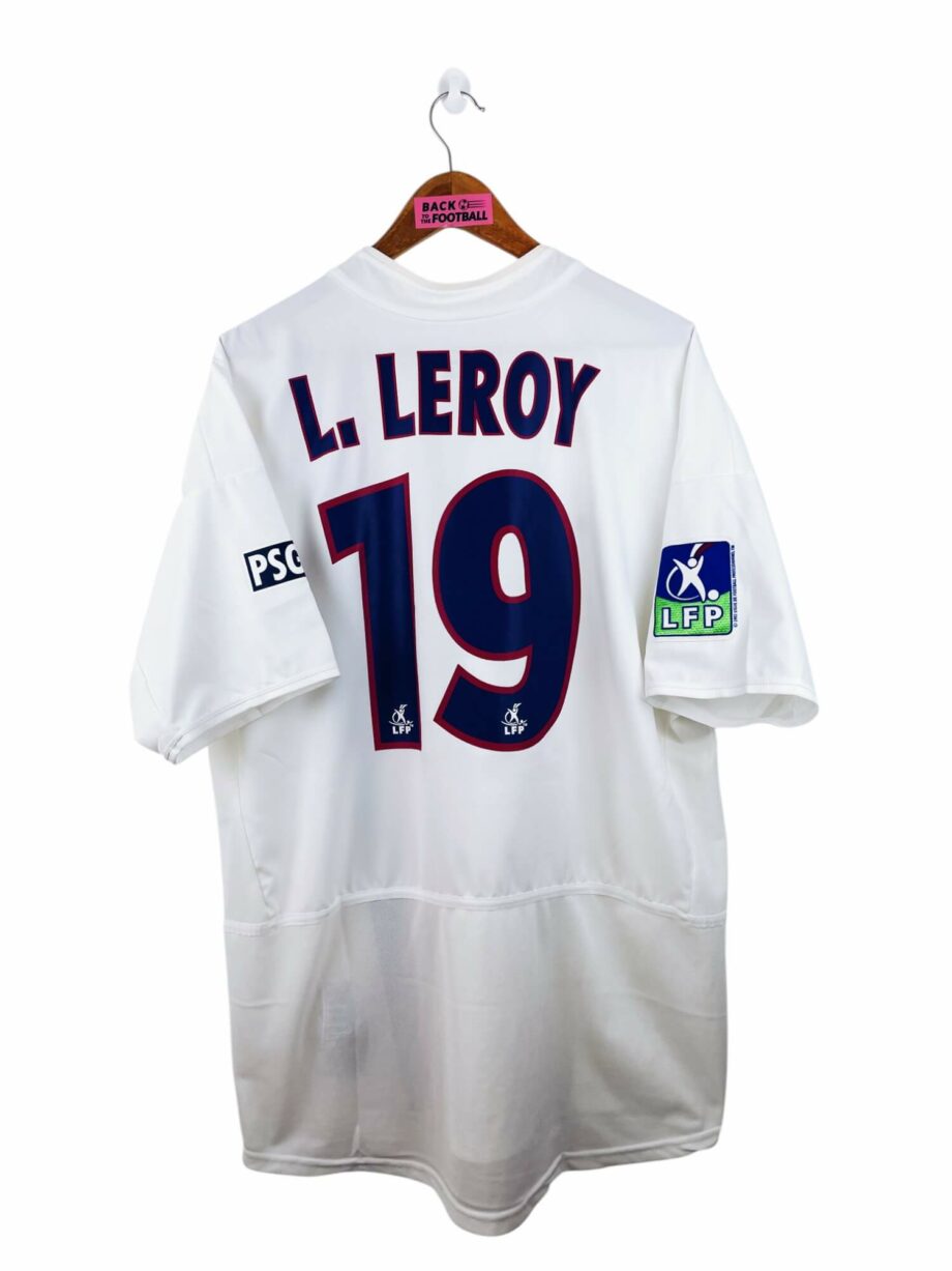 maillot vintage extérieur PSG 2002/2003 floqué L.Leroy #19