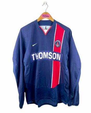 maillot vintage domicile PSG 2003/2004 manches longues stock pro (player issue)