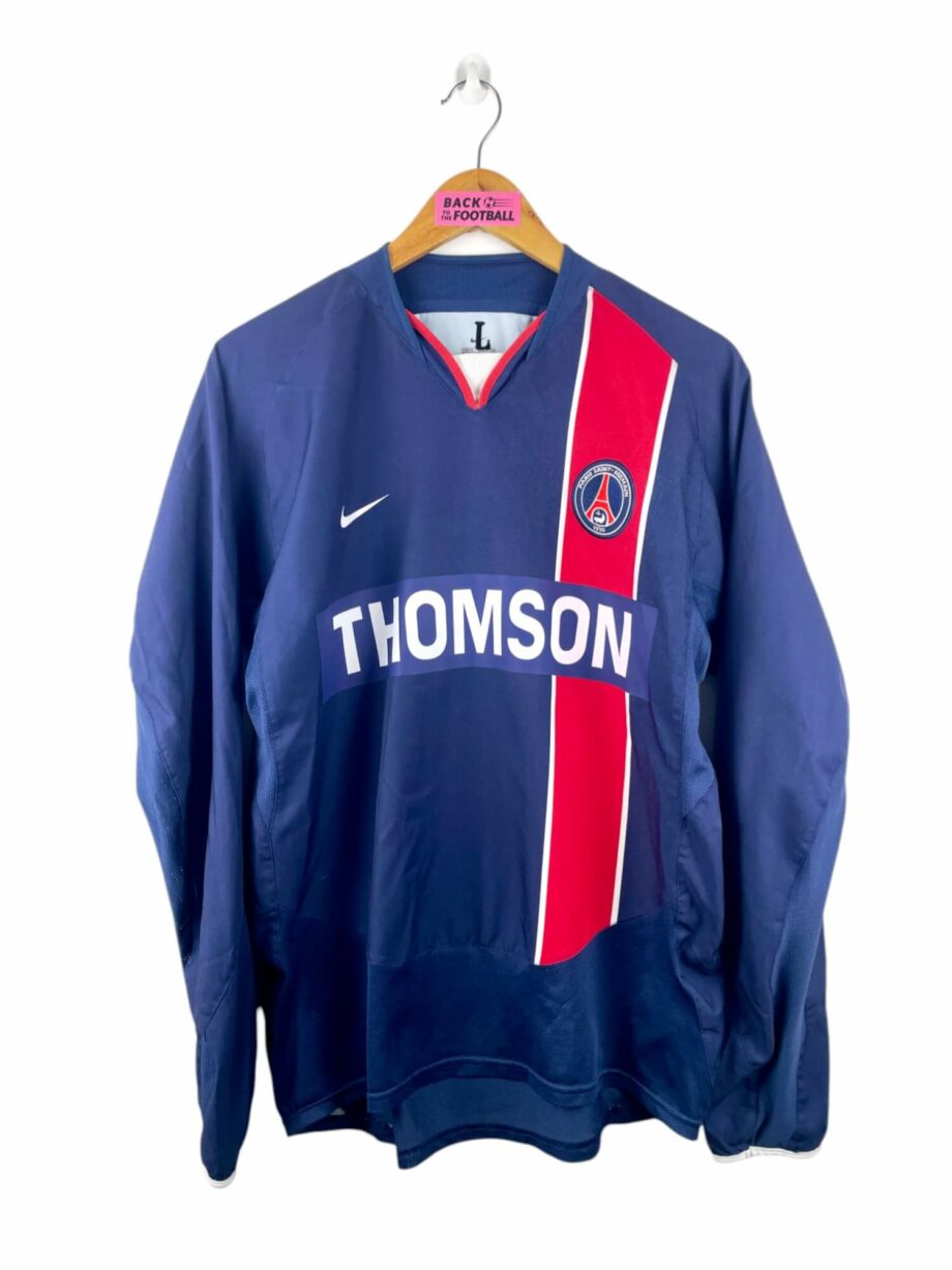 maillot vintage domicile PSG 2003/2004 manches longues stock pro (player issue)