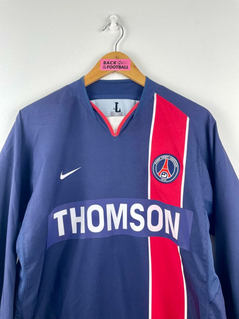 maillot vintage domicile PSG 2003/2004 manches longues stock pro (player issue)