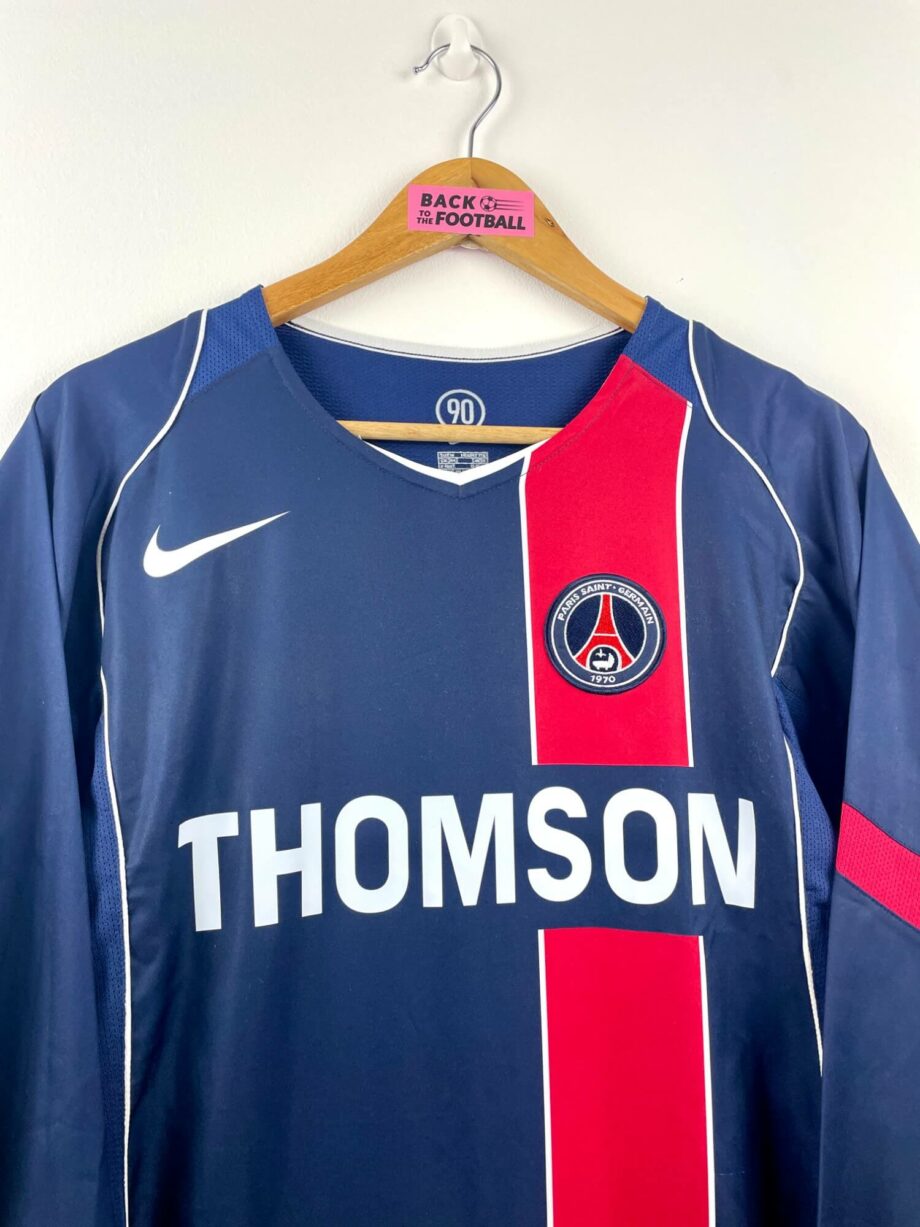 maillot vintage domicile PSG 2004/2005 manches longues stock pro (player issue)