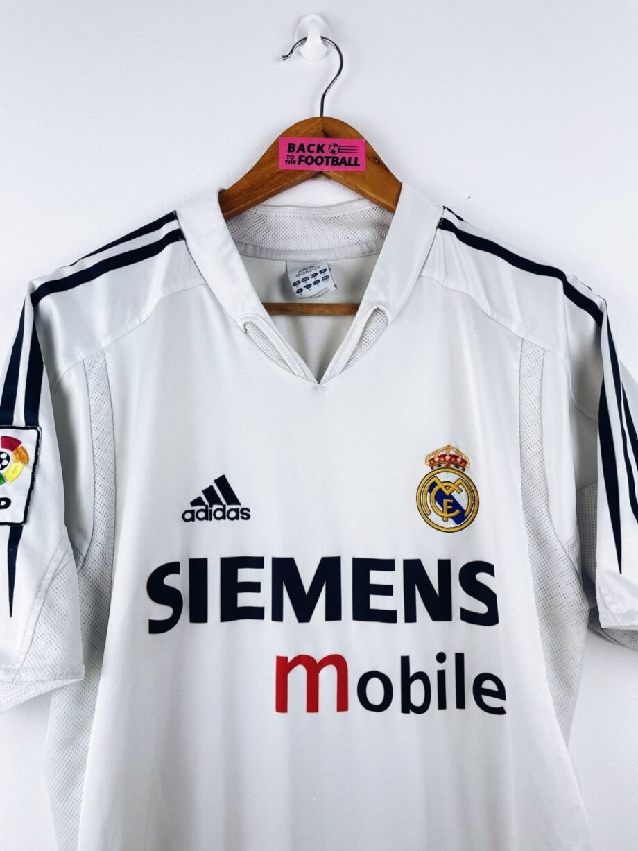 maillot vintage domicile Real Madrid 2004/2005