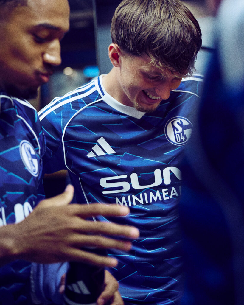 maillot domicile Schalke 04 2025/2026