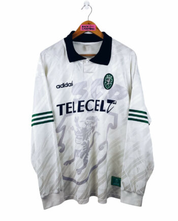 maillot vintage extérieur Sporting Portugal 1996/1998 manches longues