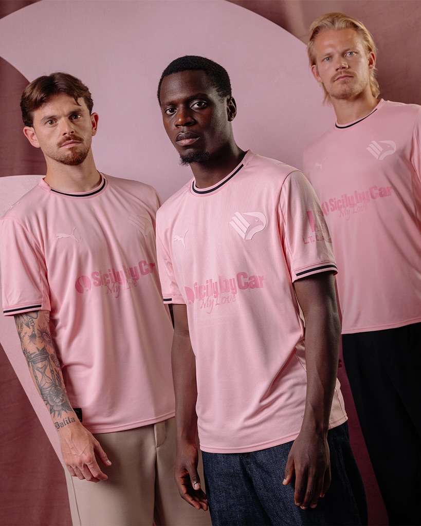maillot domicile Palerme 2025/2026