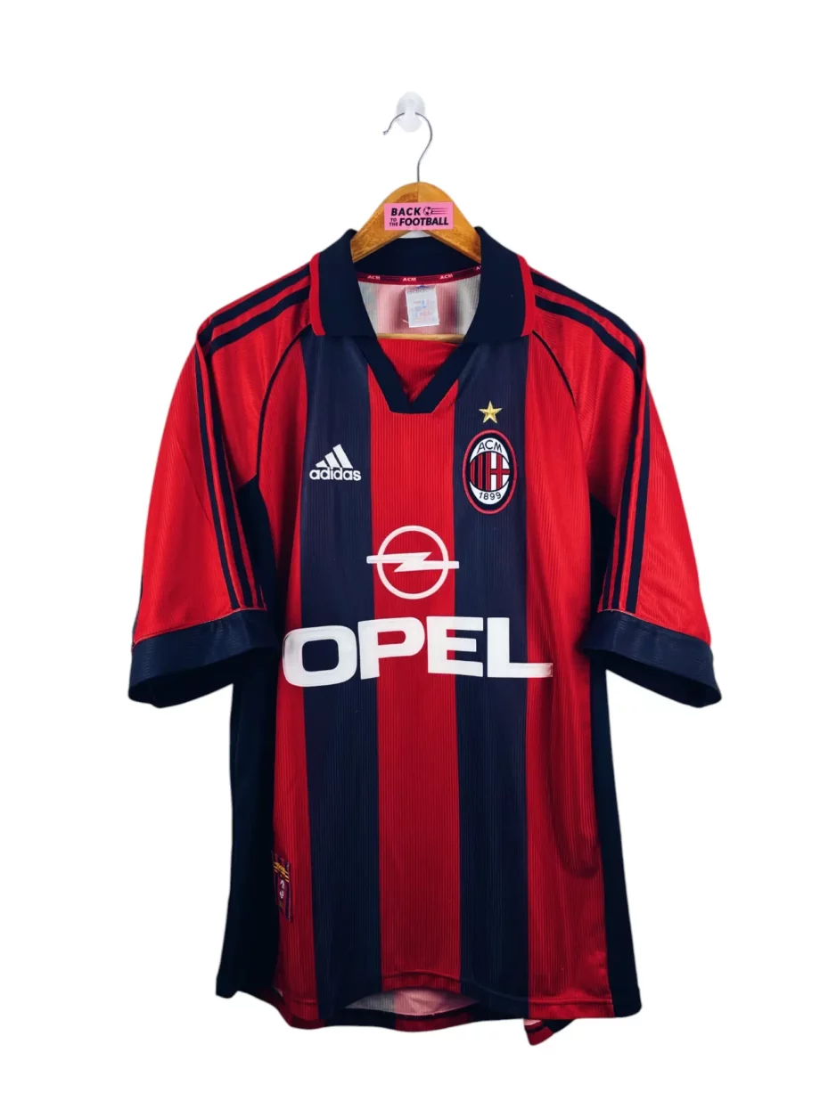 maillot vintage domicile AC Milan 1998/1999