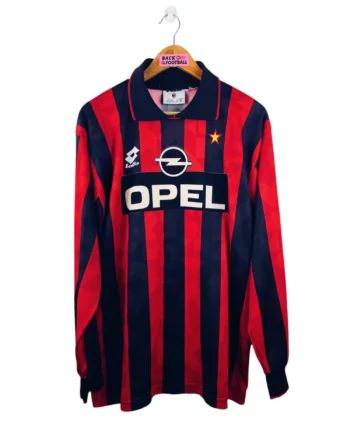 maillot vintage domicile AC Milan 1993/1994 manches longues player issue (stock pro)