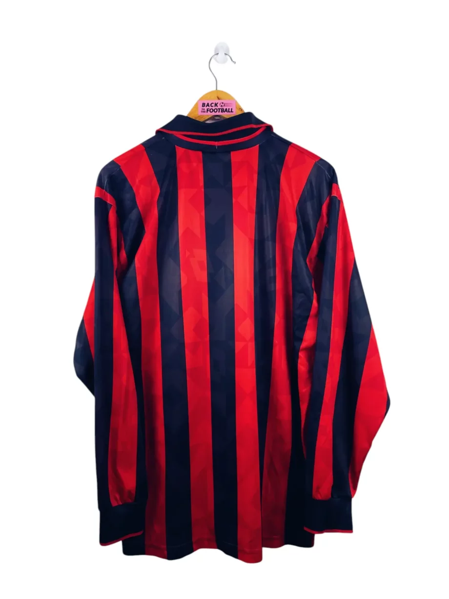 maillot vintage domicile AC Milan 1993/1994 manches longues player issue (stock pro)