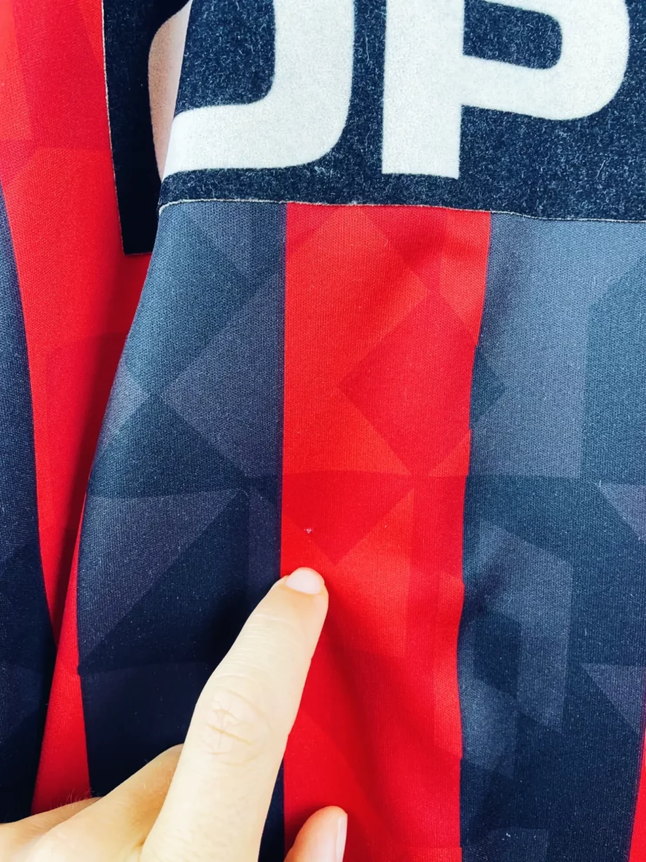 maillot vintage domicile AC Milan 1993/1994 manches longues player issue (stock pro)