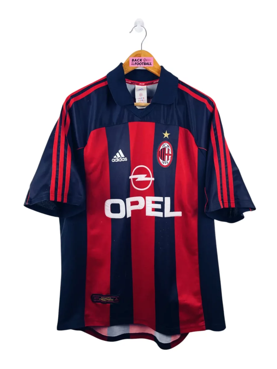 maillot vintage domicile AC Milan 2000/2002