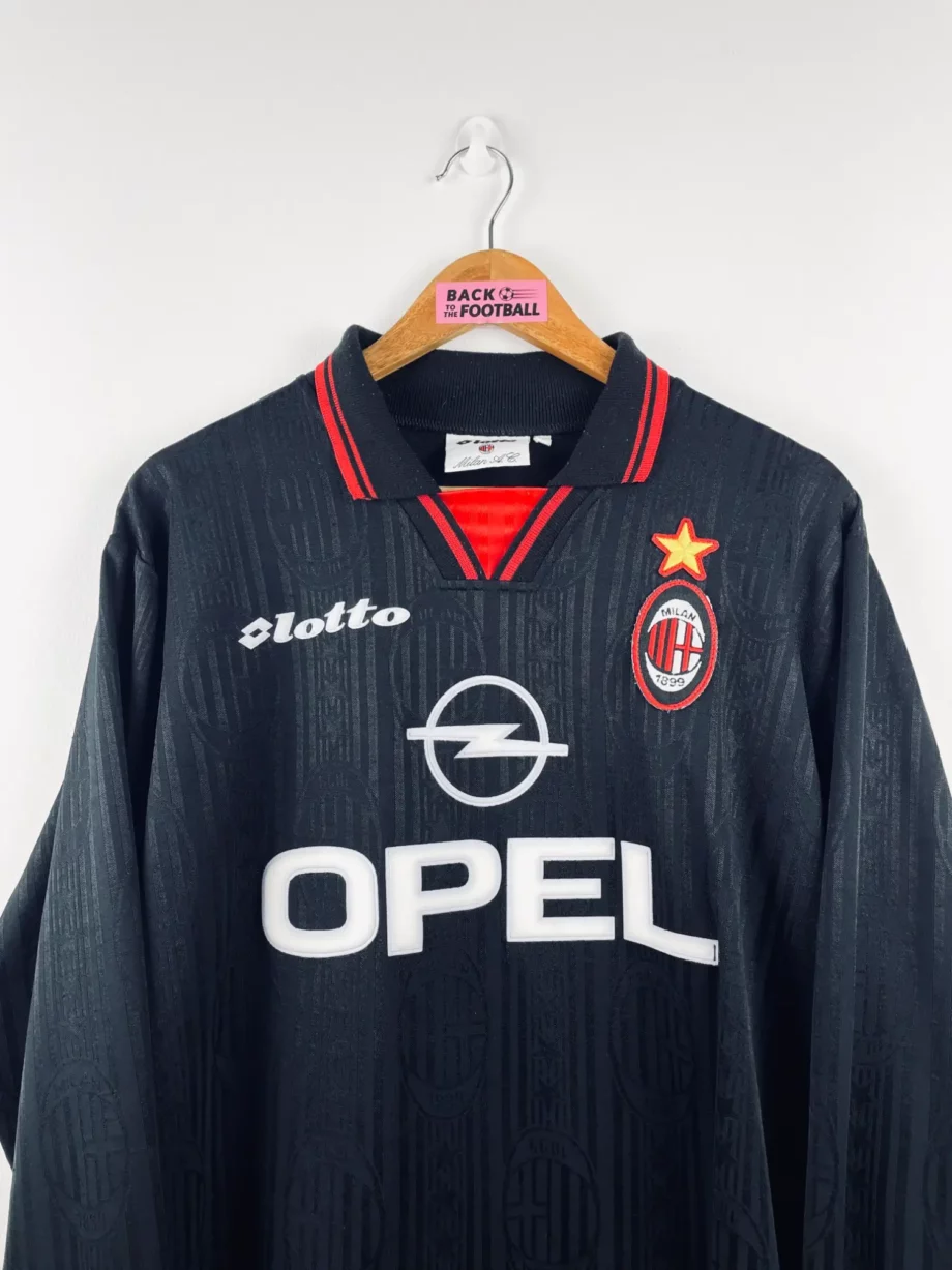 maillot vintage third AC Milan 1997/1998 manches longues