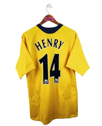 maillot vintage extérieur Arsenal 2005/2006 floqué Henry #14