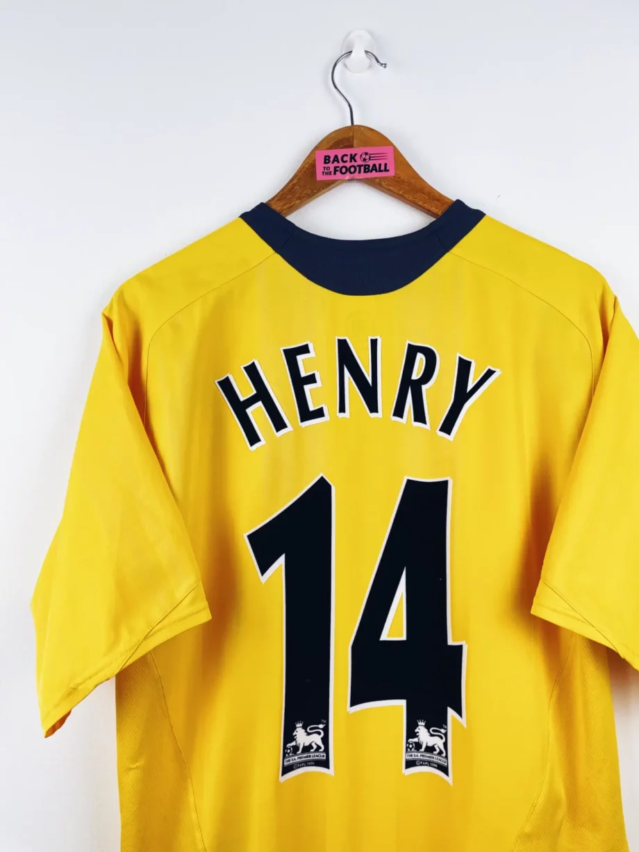maillot vintage extérieur Arsenal 2005/2006 floqué Henry #14
